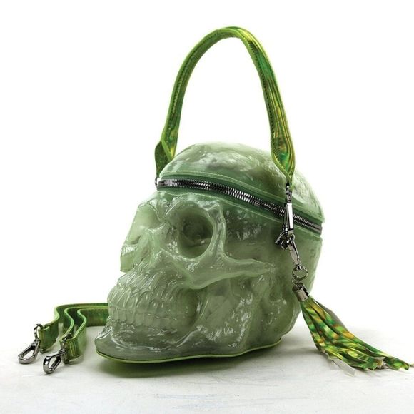 Handbags - Skull Purse that Glows In The Dark!! Looks like Grave Digger! LAST ONE!